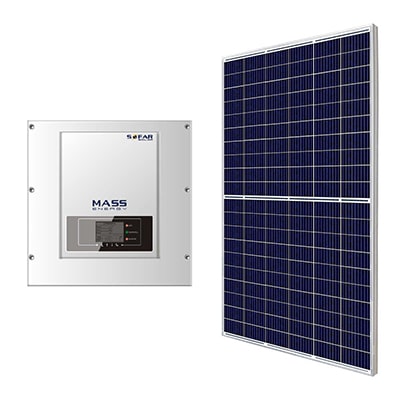 Aurinkosähköjärjestelmä Scanoffice Premium 7,2kWp Sofar, aurinkopaneelit ja invertteri