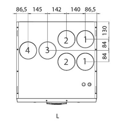 Ilmanvaihtokone Vallox 121 SE L