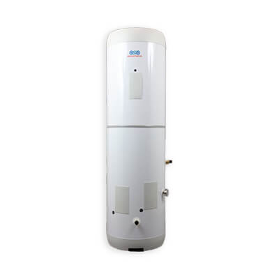 OSO Optima Geocoil 360 3/15kW lämminvesivaraaja sisältää puskurivaraajan ja käyttövesivaraajan. Vaihtoventtiili lämpöpumpuille 15 kW:iin asti.